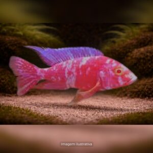 CICL AULONOCARA ORANGE BLUE ALBINA