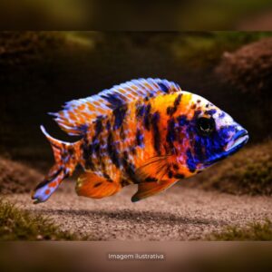 CICL AULONOCARA ORANGE BLUE RED