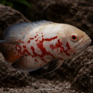 OSCAR ALBINO RED TIGRE MD*              (A)