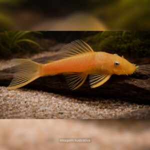 CASCUDO ANCISTRUS ALBINO*                      (E)
